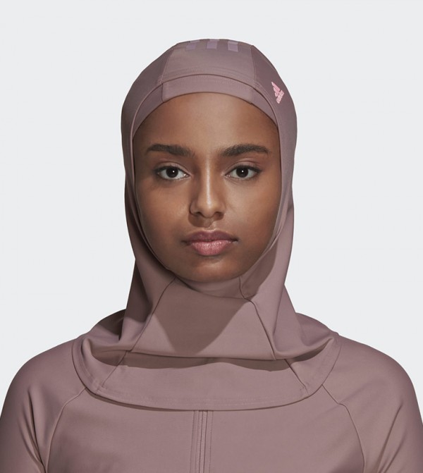 Buy Adidas 3 Stripes Swim Hijab In Pink | 6thStreet Saudi Arabia