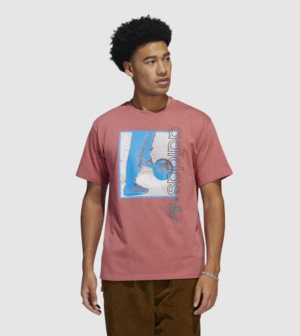Peach adidas shirt on sale