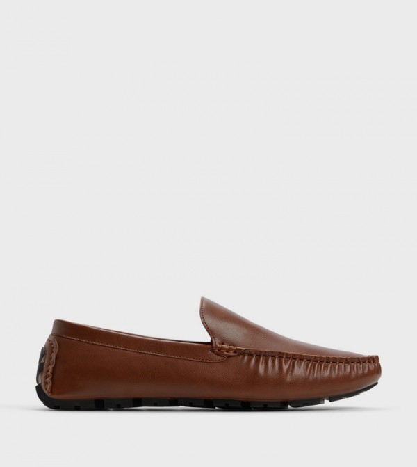 HILL Textured Slip-On Loafers