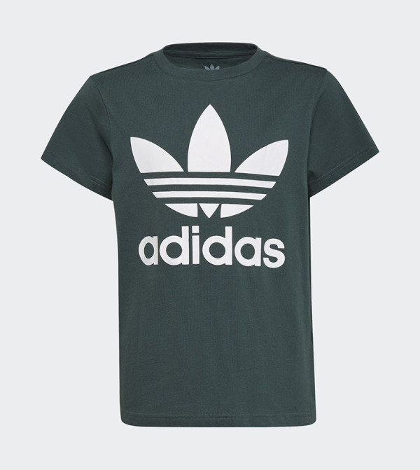 Trefoil Khaki Green Adidas T Shirt Trefoil Essentials T-Shirt