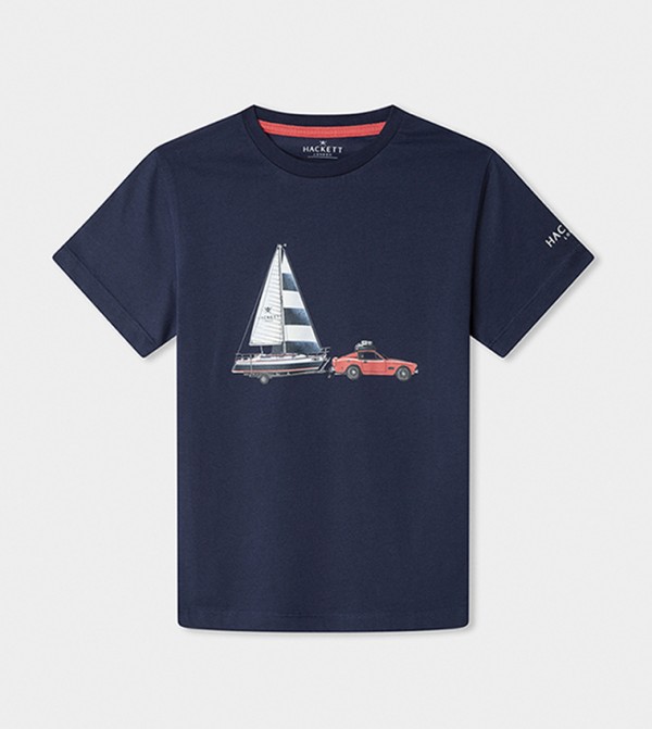Graphic Printed Crew Neck T-Shirt