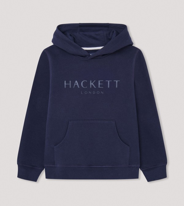 Logo Printed Long Sleeves Hoodie