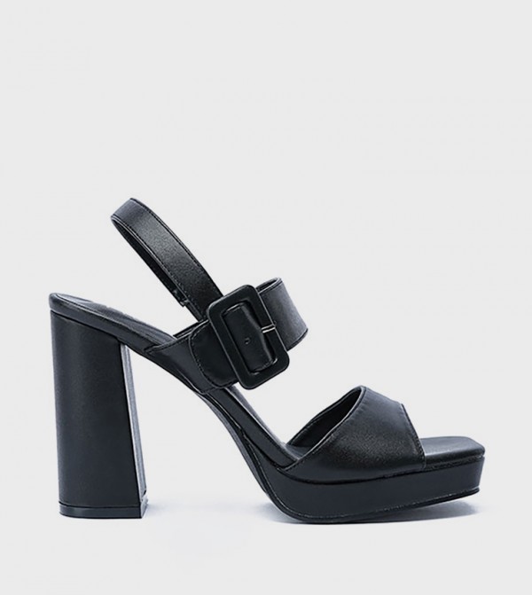 Open Toe Platform Heel Sandals