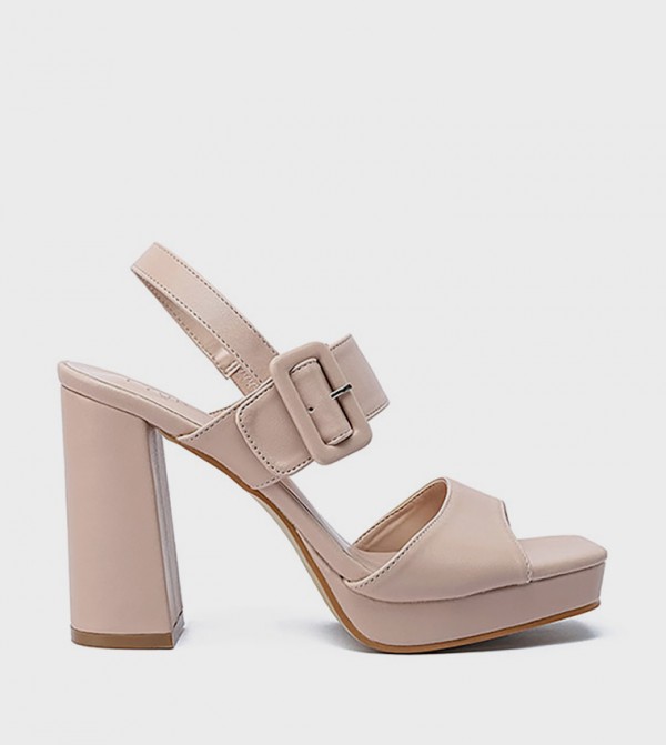 Open Toe Platform Heel Sandals
