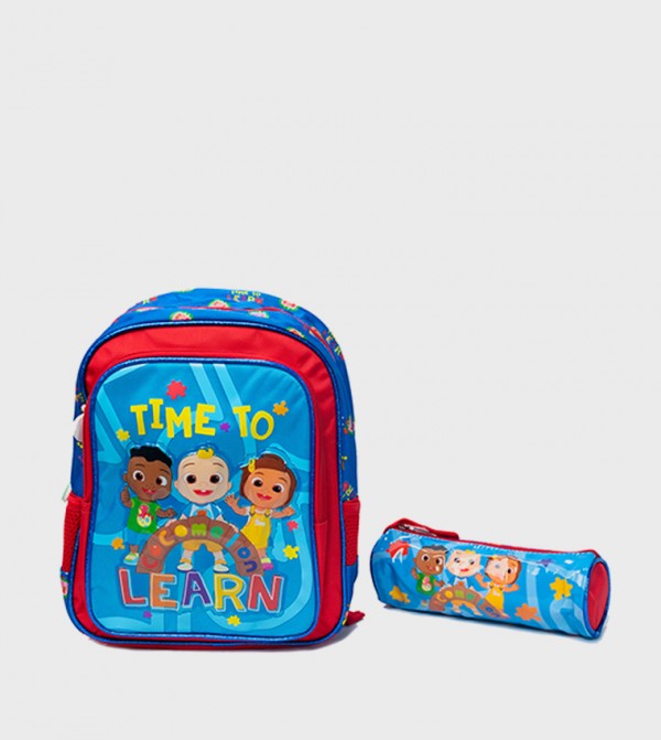 Cocomelon 12" Backpack and Pencil Pouch Set