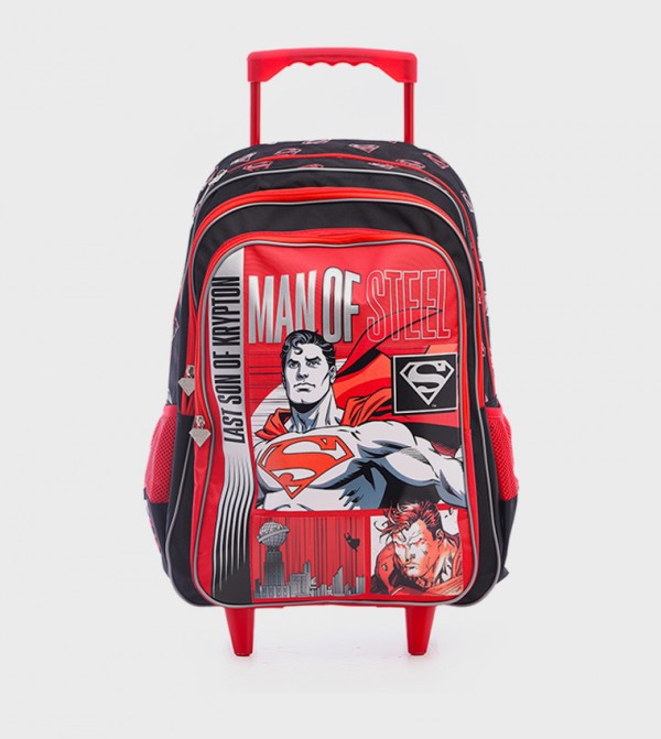 HOLLYWOOD MAGIC Superman Print Trolley Backpack