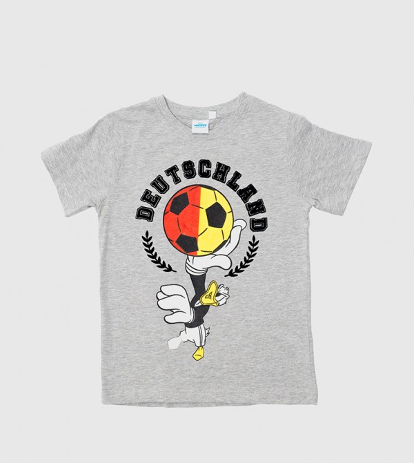 Hollywood Magic Mickey Mouse Germany Print T-Shirt