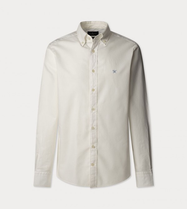 Button-Down Collar Long Sleeves Shirt