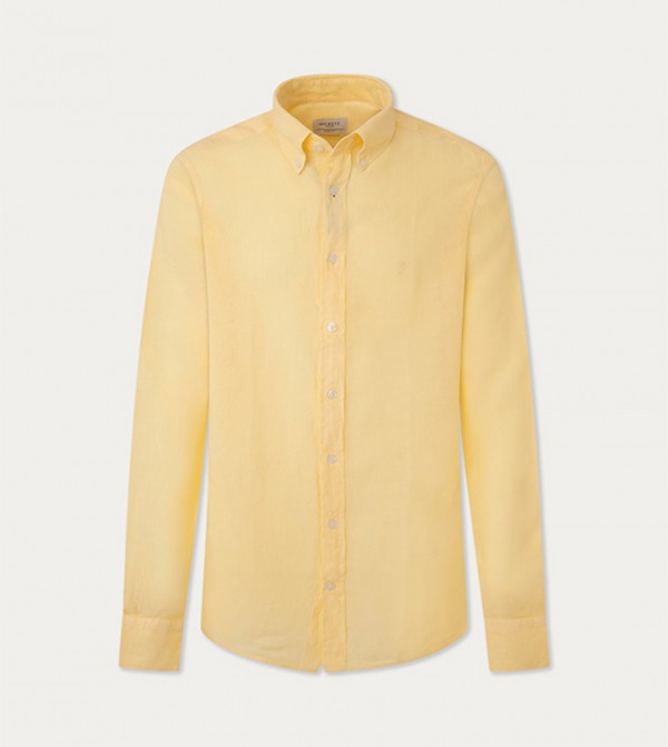 Logo Embroidered Long Sleeves Shirt