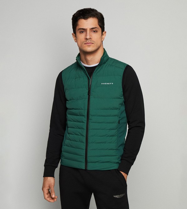 Logo Detail Puffer Gilet 