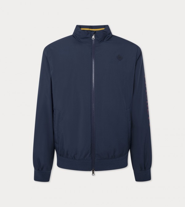 Zippered Heritage Bomber Jacket