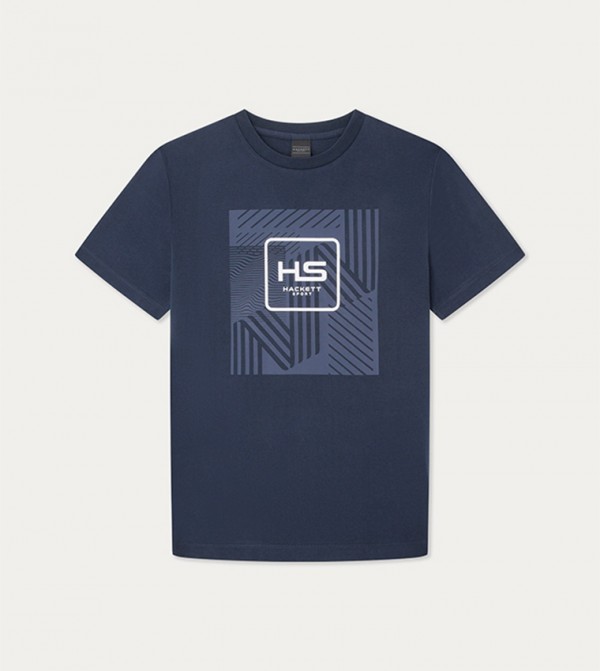 Logo Printed Crew Neck T-Shirt