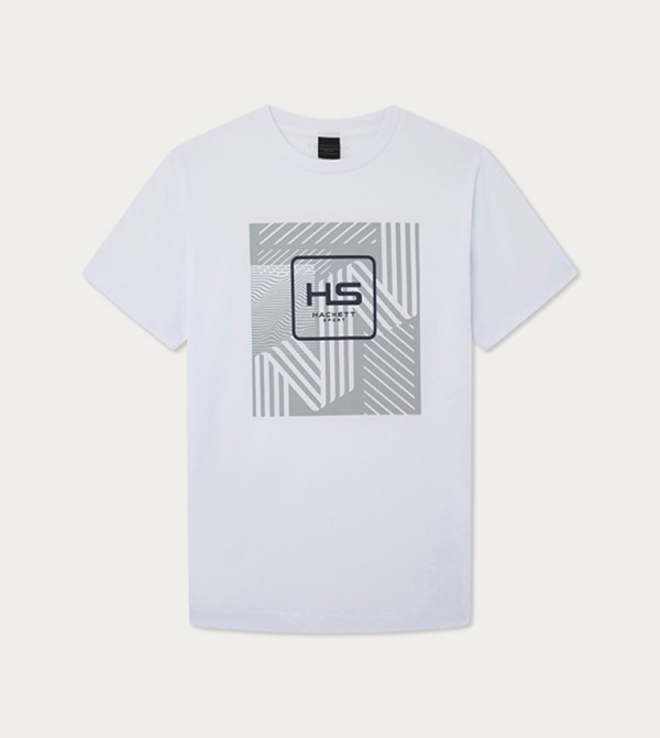 Logo Printed Crew Neck T-Shirt