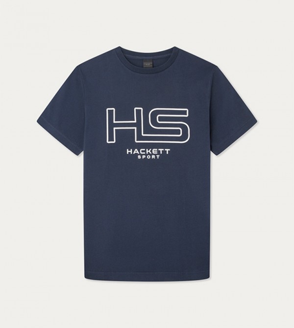 Logo Printed Crew Neck T-Shirt