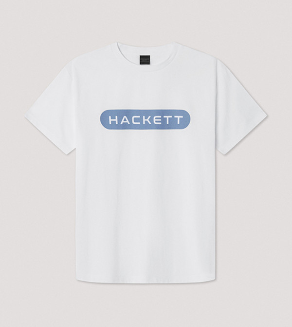 تيشيرت بياقة مستديرة بطبعة 