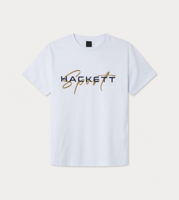 Monotype Printed Crew Neck T-Shirt