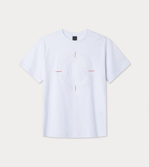 Embossed Crew Neck T-Shirt