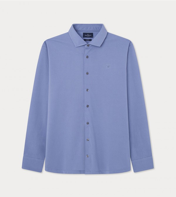 Logo Embroidered Slim Fit Shirt