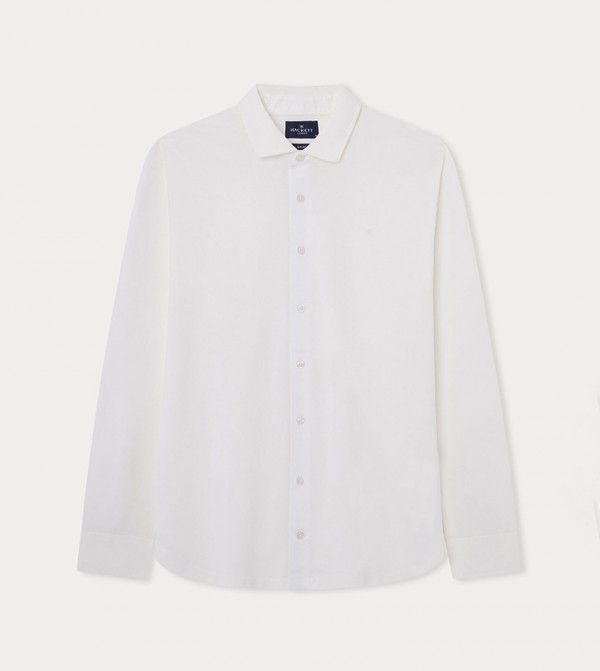 Logo Embroidered Slim Fit Shirt