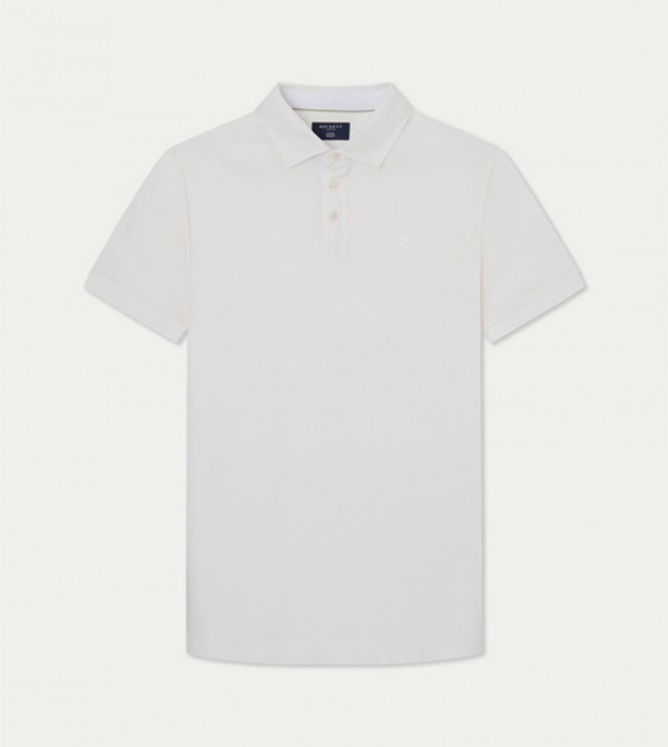 Logo Embroidered Short Sleeves Polo T-Shirt