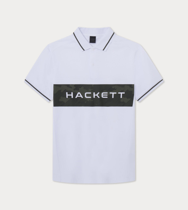 Logo Printed Short Sleeves Polo T-Shirt