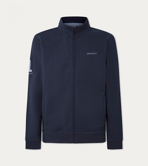 Logo Printed Zip-Through Jacket