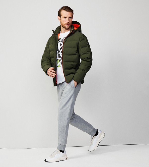 Drawstring Waist Regular Fit Joggers