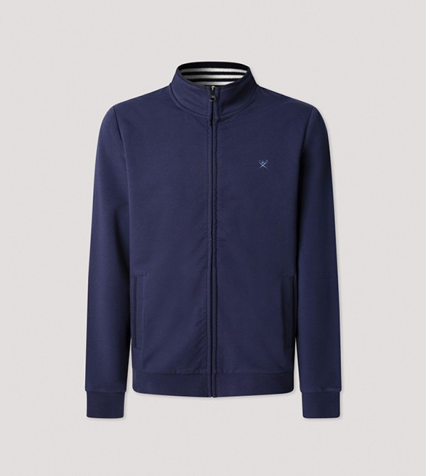High Neck Long Sleeves Bomber Jacket