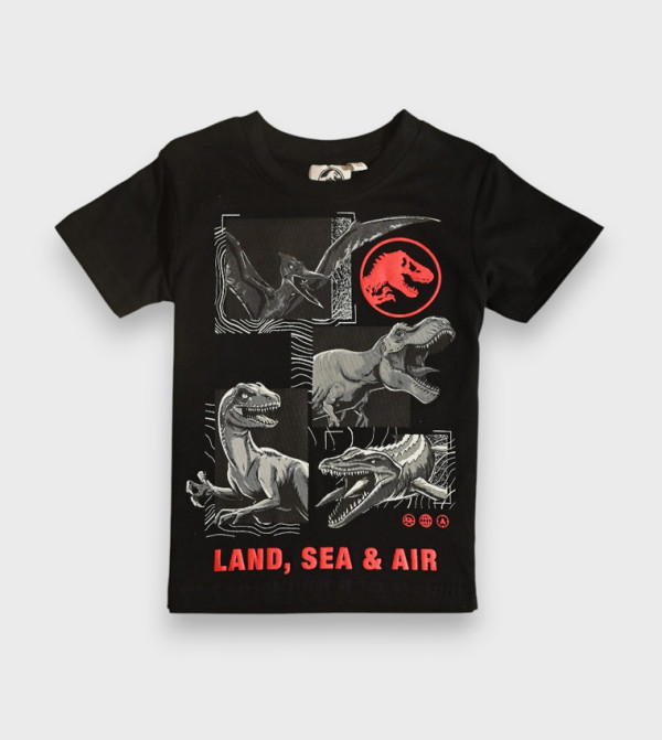 Jurassic Printed Short Sleeves T-Shirt