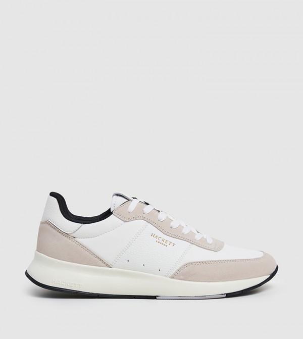 Leather Panel Runner Sneakers