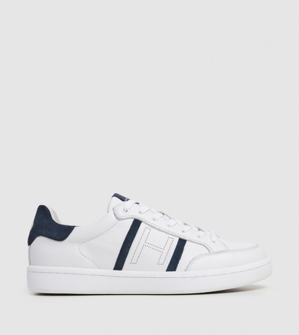 Stripe Detail Lace-Up Sneakers