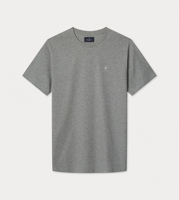 Logo Embroidered Crew Neck T-Shirt