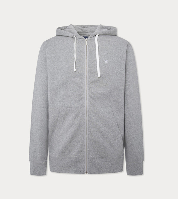 جاكيت هودي بشعار مطرز