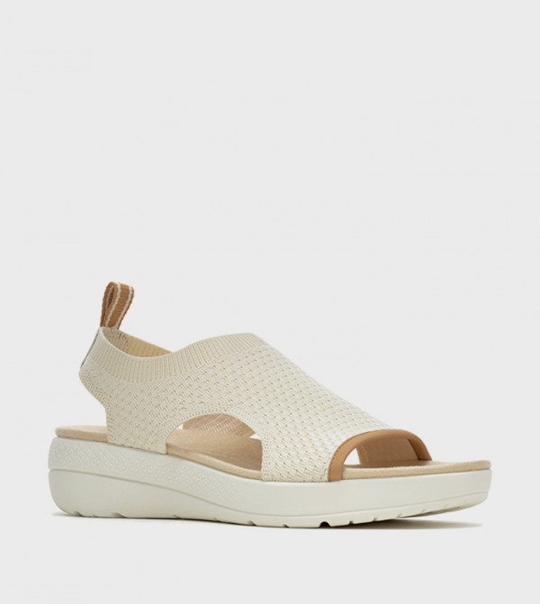 BREATHE Knit Platform Sandals