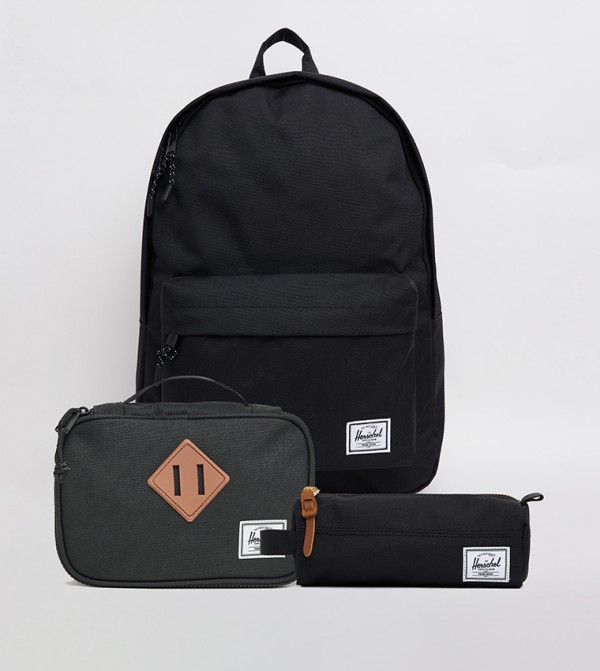 Classic Backpack with Lunch Bag & Pencil Pouch Set