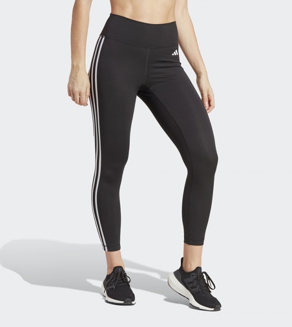 Stripe Detailed Elasticated Waist Tights 