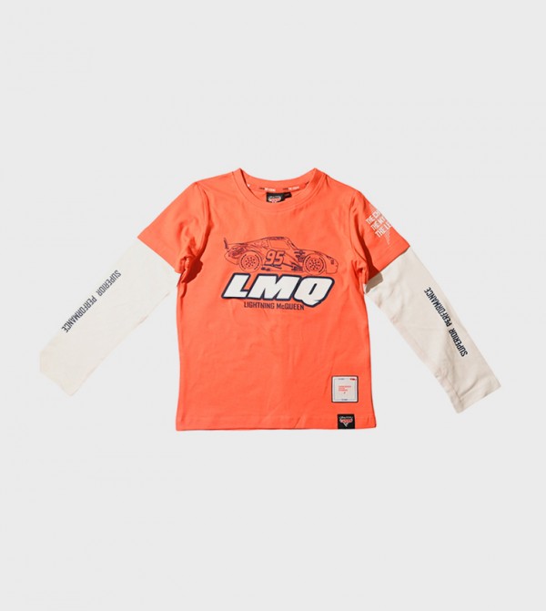 Cars Printed Long Sleeves T-Shirt