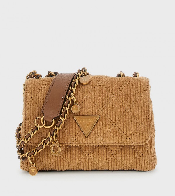 GIULLY II Corduroy Convertible Shoulder Bag