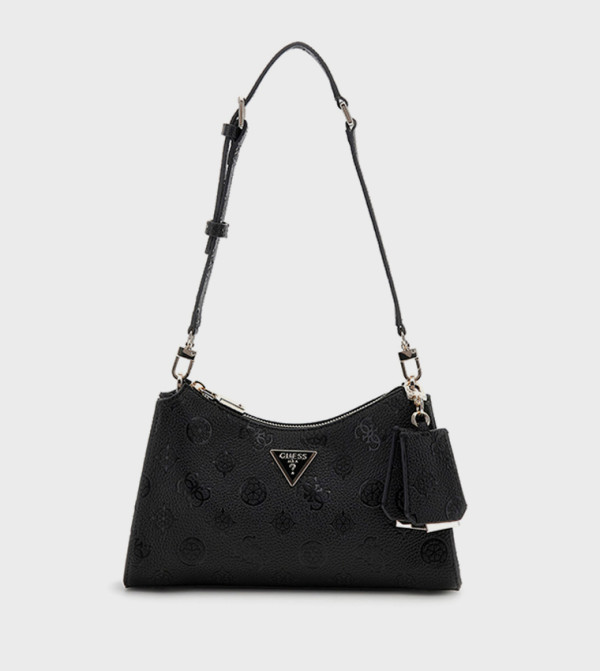 CRESIDIA II Monogram Debossed Shoulder Bag