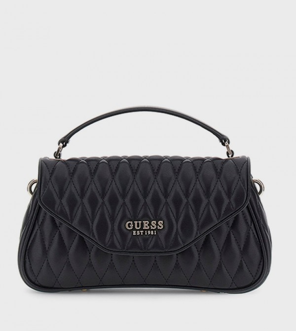 VALLA Quilted Top Handle Bag