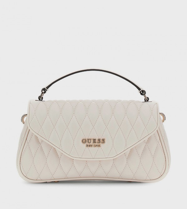 VALLA Quilted Top Handle Bag