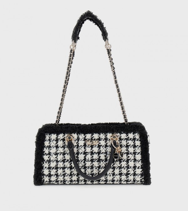 CRISTI Tweed Shoulder Bag