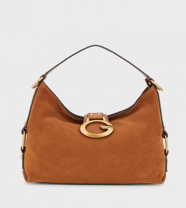 CAMDEN Logo Buckle Shoulder Bag