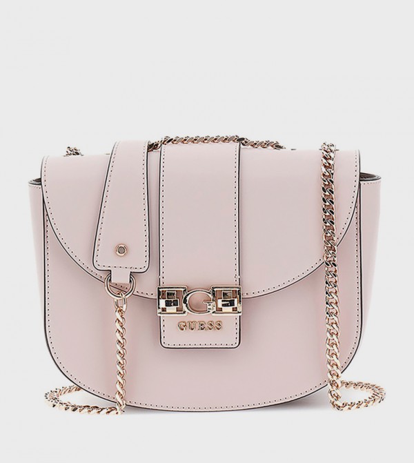 JANE Logo Detail Flap Shoulder Bag