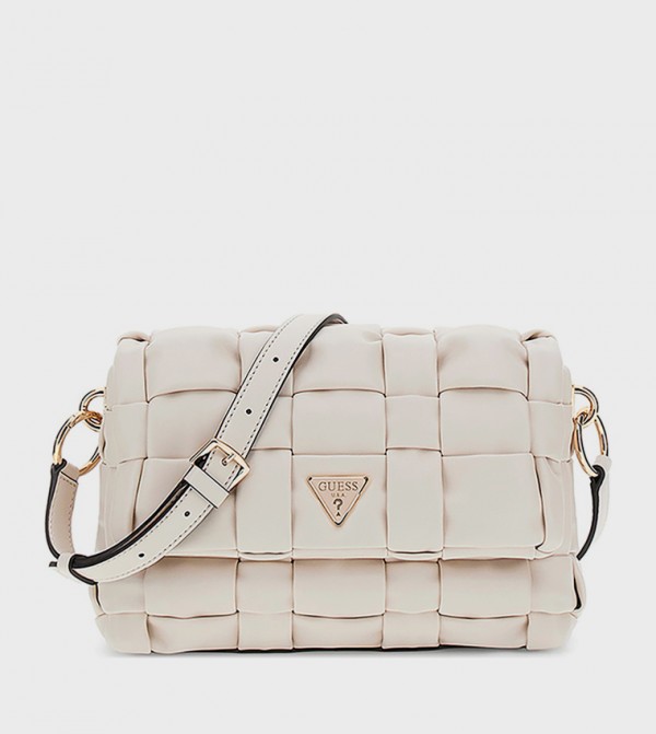 شنطة كروس بودي ماريون فلاب مجدولة