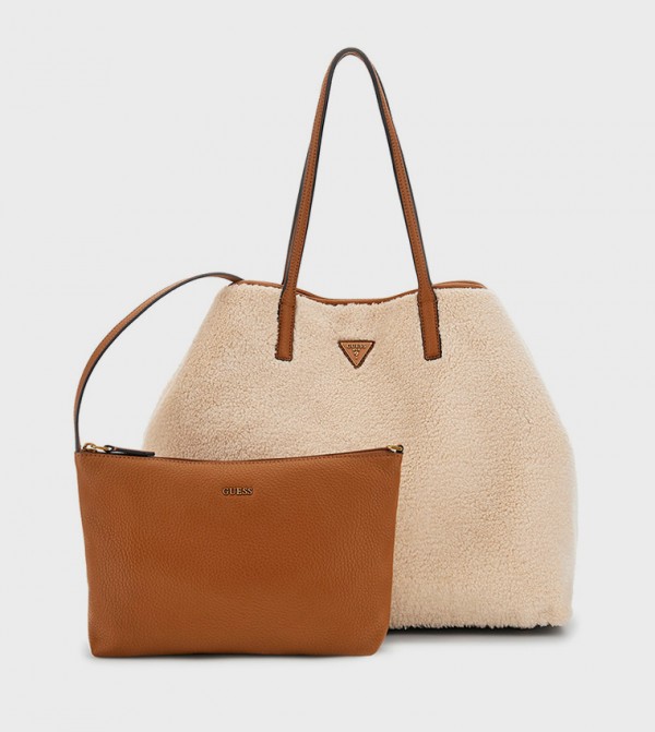 VICTTORIA Fur 2-in-1 Tote Bag, Large