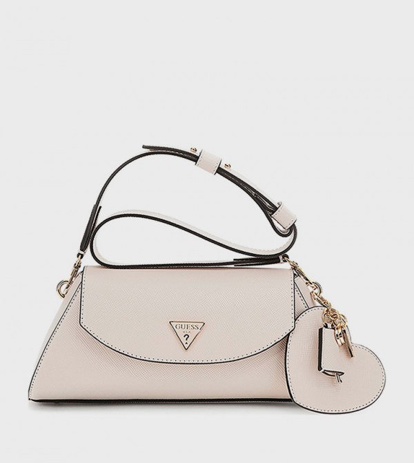 BOLENA Logo Detail Flap Crossbody Bag