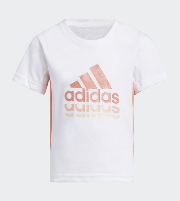 Badge of Sport Logo Printed T-Shirt