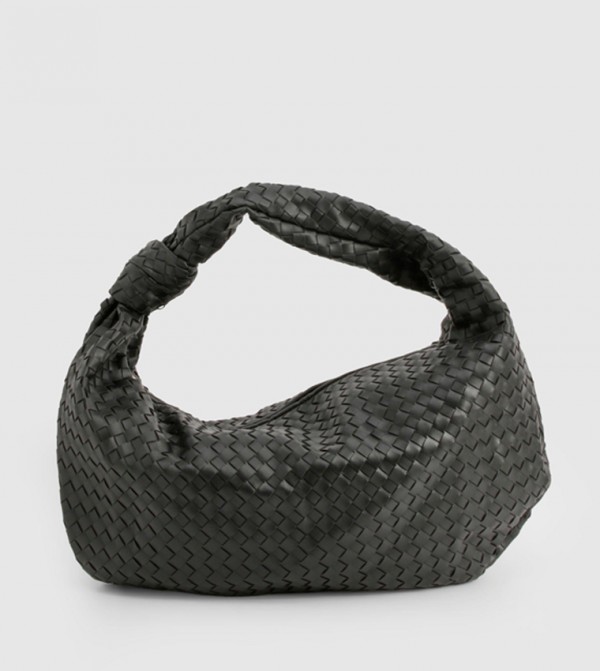 Woven Knot Shoulder Bag