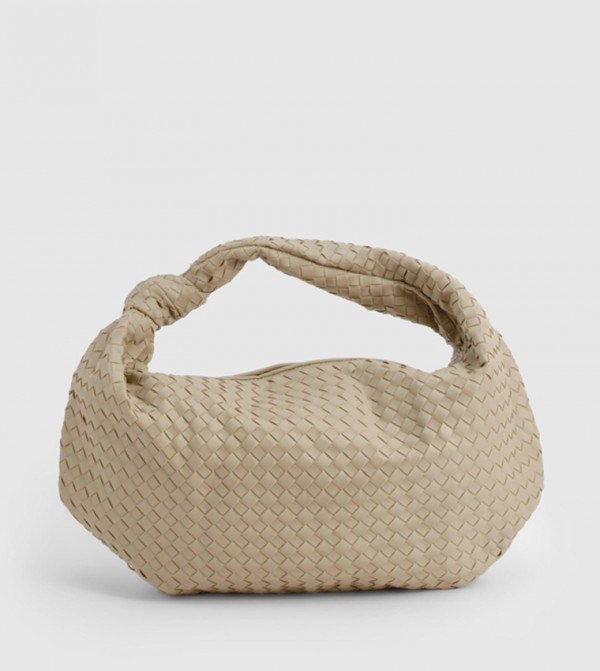 Woven Knot Shoulder Bag